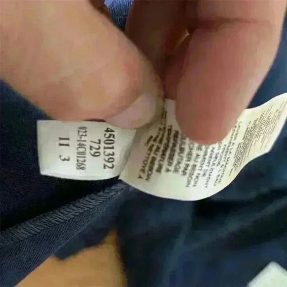 Chico's Women's Moto Jacket Size 2 Blue Open Front Lace Sleeves - Picture 8 of 10